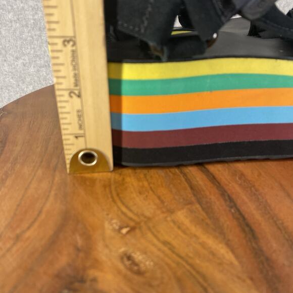 🌈 Teva x Opening Ceremony Womens 5 Rainbow Platform Sandals Unworn 🌈 - Picture 4 of 9
